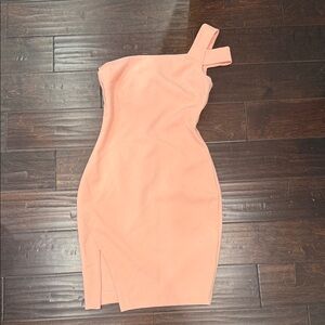 Likely Elegant Peach Strap Dress